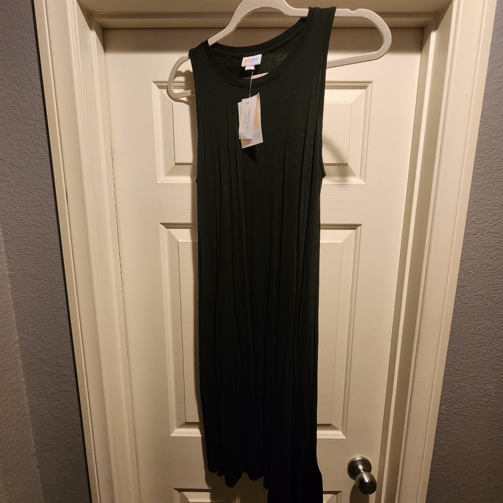 NWT LuLaRoe Charlotte Dress Black